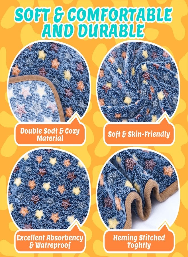 Eilyliafe 6 Pcs Guinea Pig Blankets Bedding Small Animal Cage Liners Sleep Mat Absorbent Reusable Pet Pee Bedding Pad Cover for Hamster Ferret Chinchilla Rabbit Hedgehog (14 x 28 Inch) - Image 3