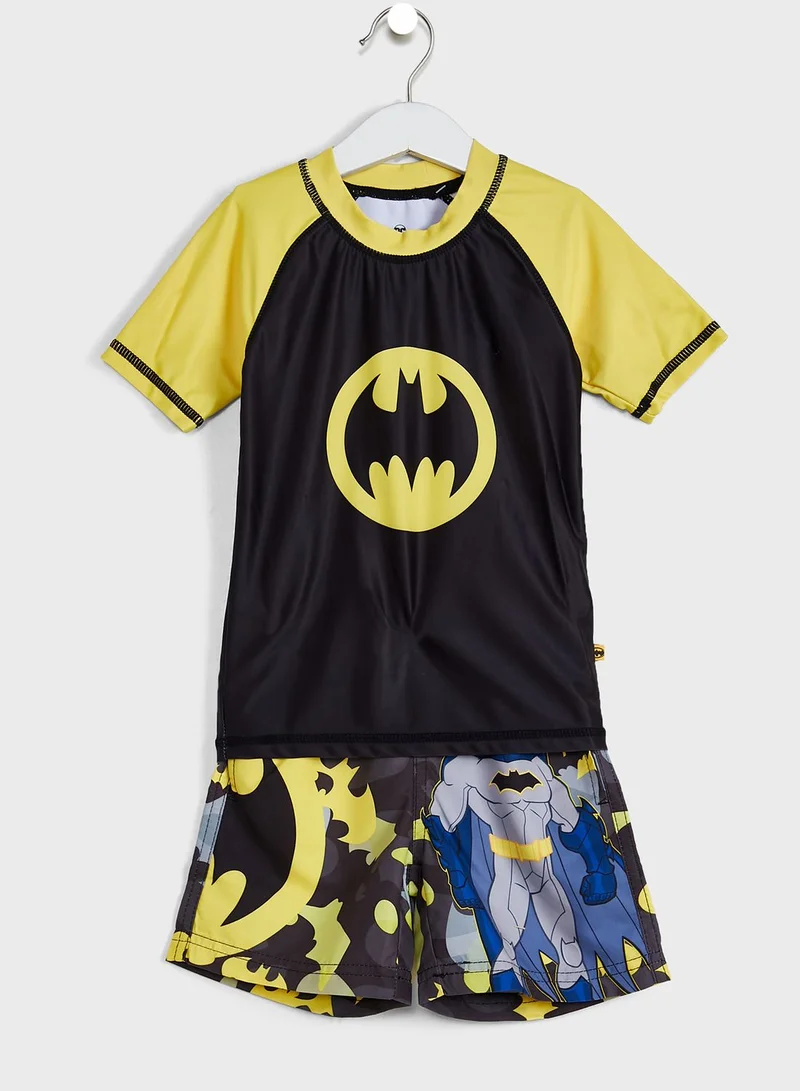 Warner Bros Kids Batman Swim Suit