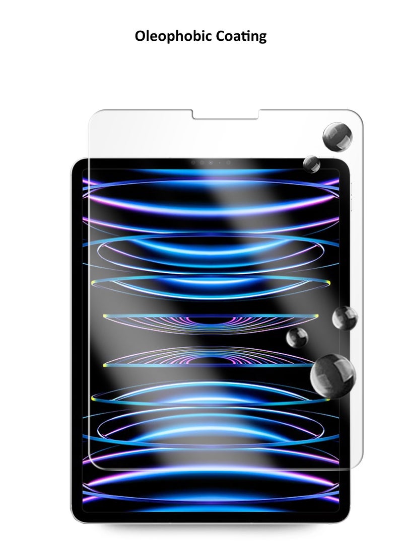 دبليو تيك واقي الشاشة الزجاجي برو بلس من الزجاج المقوى لجهاز أبل آيباد برو 11 بوصة 2022 شفاف - Image 4
