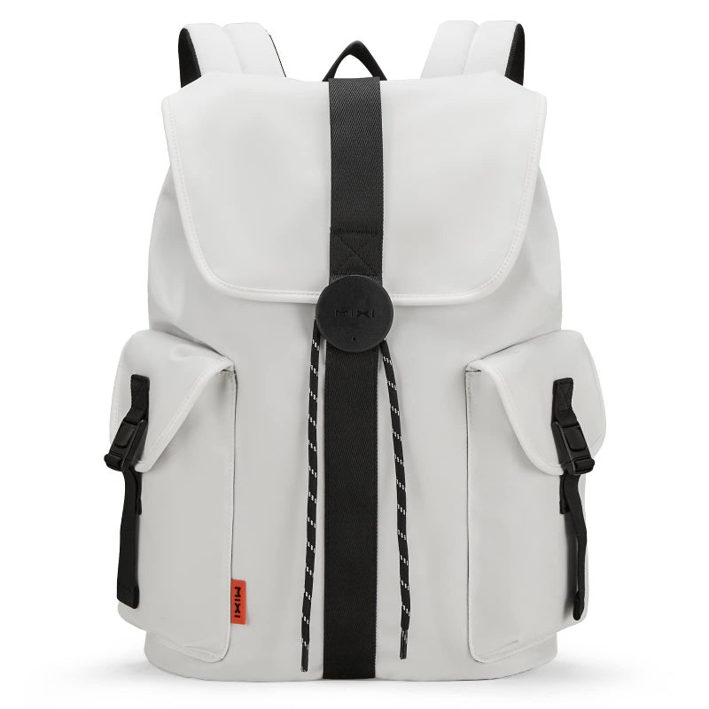 mixi Travel Laptop Backpack for Women & Men Carry On Backpack fits 16'' Laptop, Waterproof Lightweight Casual Hiking Weekender Bags Rucksack,17 Inch, Interstellar White - Image 1