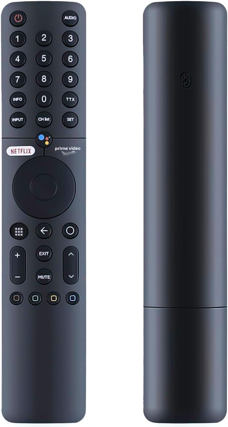 Lelukee Remote Control for Xiaomi Tv P1, P1E, Q1, Q1E with Bluetooth and Voice Control Remote Control Compatible with Mi Tv P1/P1E/Q1/Q1E - Image 1