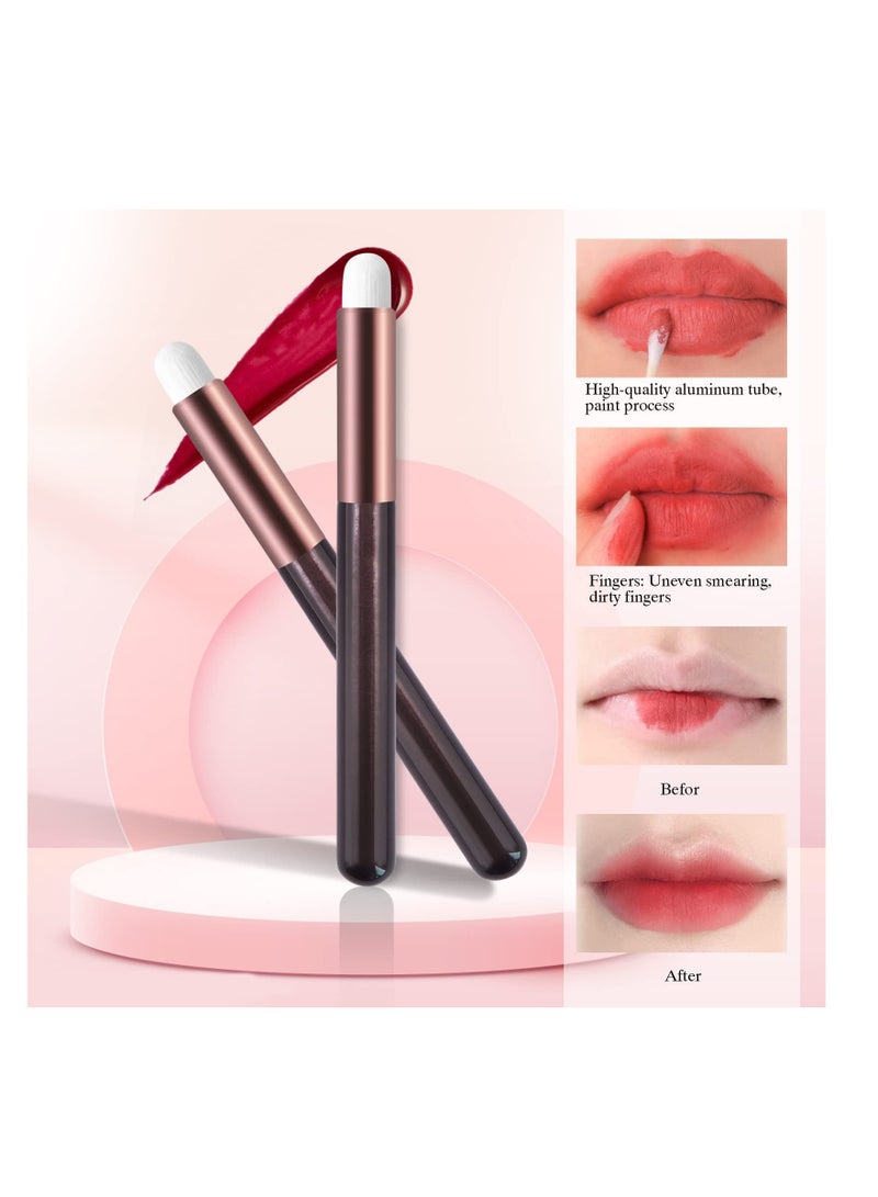 6 Pcs Makeup Brush Set - Lip Brushes, Eyeshadow Applicators, Concealer Wands, and Lip Gloss Tools for Flawless Beauty Application - Image 3