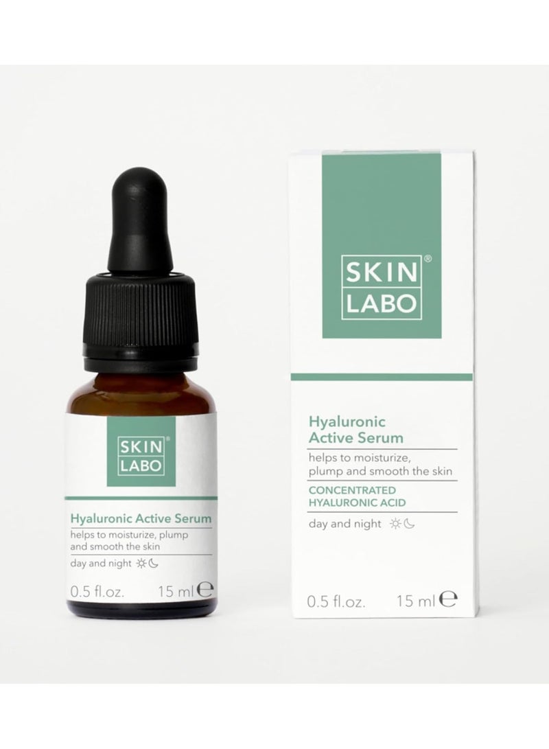 لابو سيروم نشط من SkinLabo بحمض الهيالورونيك بتأثير مملس وممتلئ يرطب ويملأ وينعم البشرة بحمض الهيالورونيك 15 مل - Image 1
