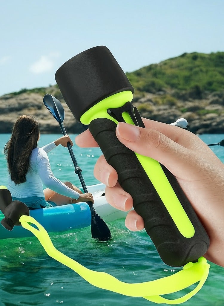 Y&D Scuba Diving Light Super Bright 8000LM LED Scuba Diving Flashlight Waterproof Underwater Torch Light Lamp 50M Effective Range for Camping Hiking Boating - Image 1