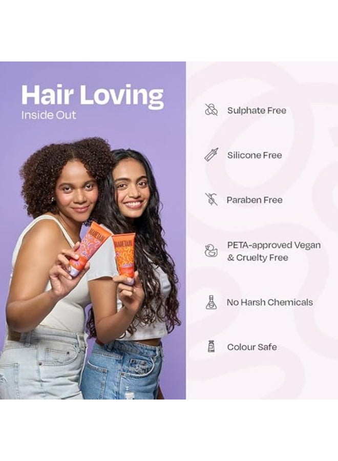 MANETAIN Hydrate & Hold Curl Kit | Leave-in Conditioner 100ml & Hard Hold Gel 100ml for Curly Hair | Long-Lasting Definition, Frizz Control & Moisture for All Hair Types | Vegan, Paraben-Free, CG-Friendly Styling Duo - Image 5