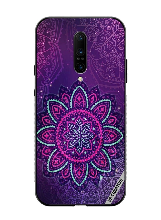 VR CREATIVE Protective Case Cover For OnePlus 7 Pro Mandala Design Multicolour - Image 1