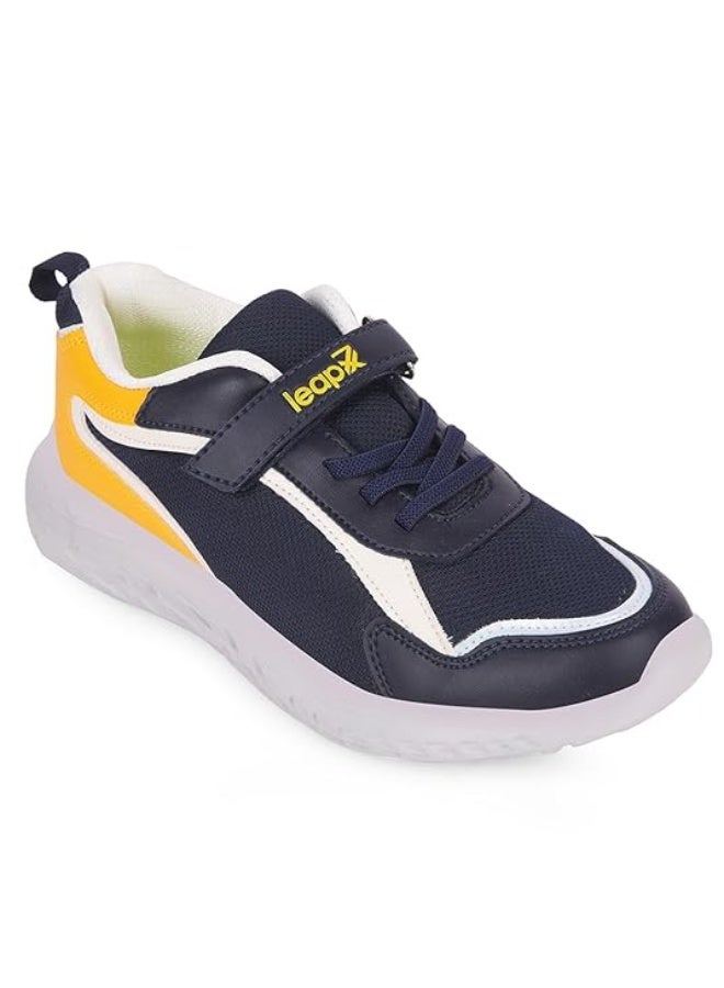 Liberty LEAP7X HINKS-15E Walking Shoes for Kids –  Navy Blue Sports Sneakers – Comfortable & Stylish - Image 1