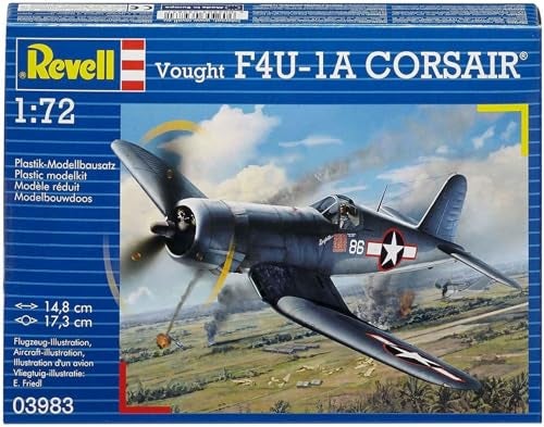 Revell Germany 03983 Vought F4U1A Corsair Airplane Model Kit - Image 5
