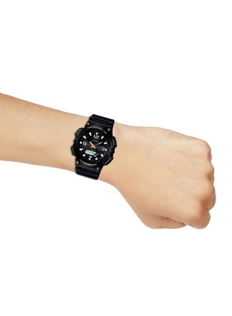 CASIO Men's Stainless Steel Digital Quartz Watch AQ-S810W-1BVDF - 47 mm - Black - Image 5