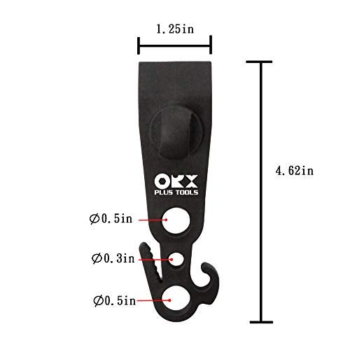 ORX PLUS TOOLS ORXPLUS TOOLS 4pcs Tarp Clips Thumb Screw with Hook Tail Knot-FreeTent Clips Awning Clamp Set Tent Clamps for Camping Canopies, Car Cover, Winter Boat Cover, Pool Cover, Sun Shade - Image 2