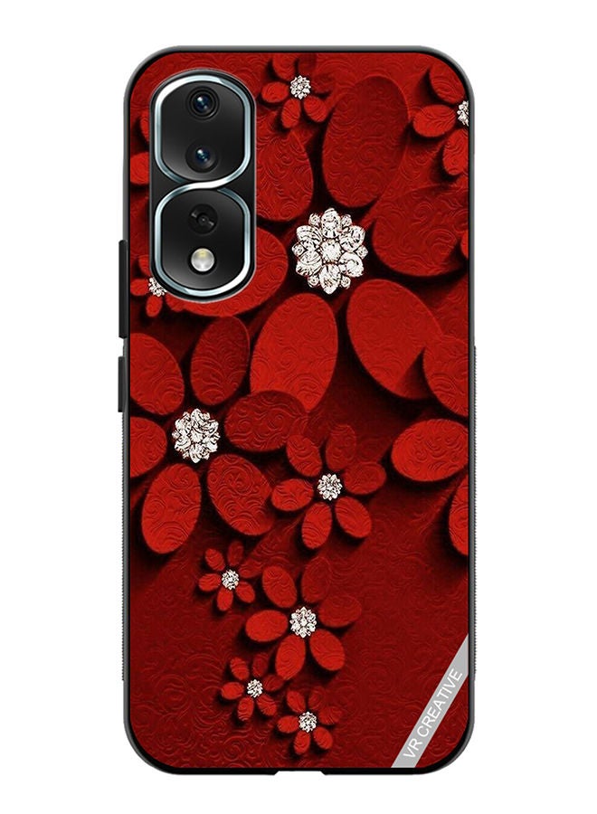 VR CREATIVE Protective Case Cover For Honor 80 Pro Flower Design Multicolour - Image 1