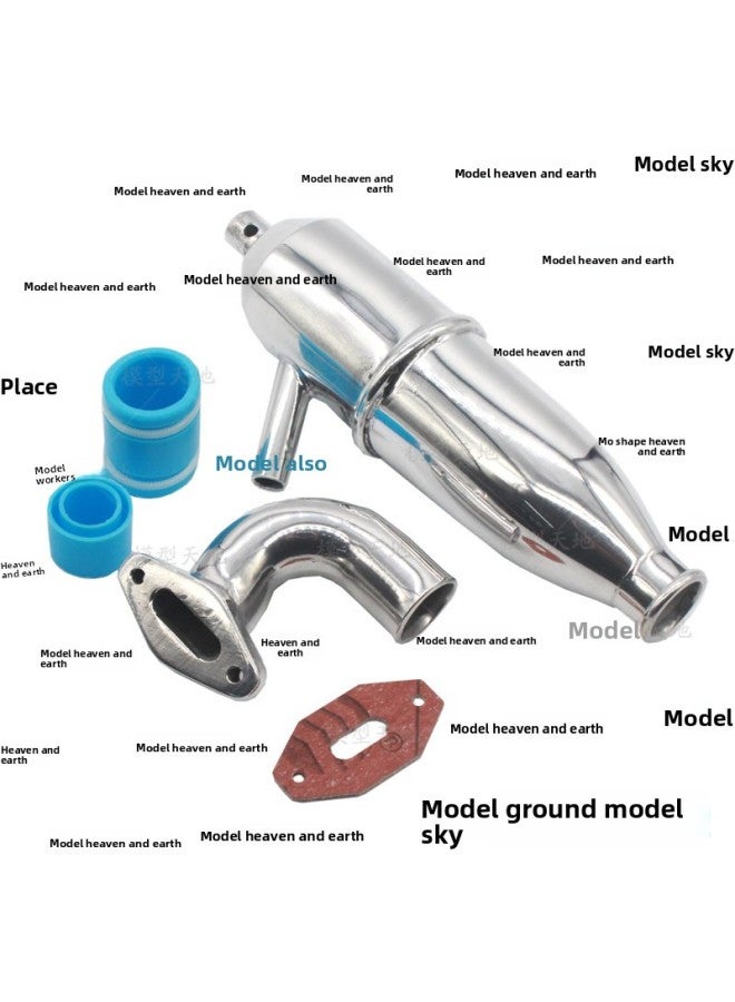 1/10 Unlimited Hsp Oil Car Metal Exhaust Pipe 102009 Exhaust Pipe 02031 Elbow 02172 Silicone Pipe
