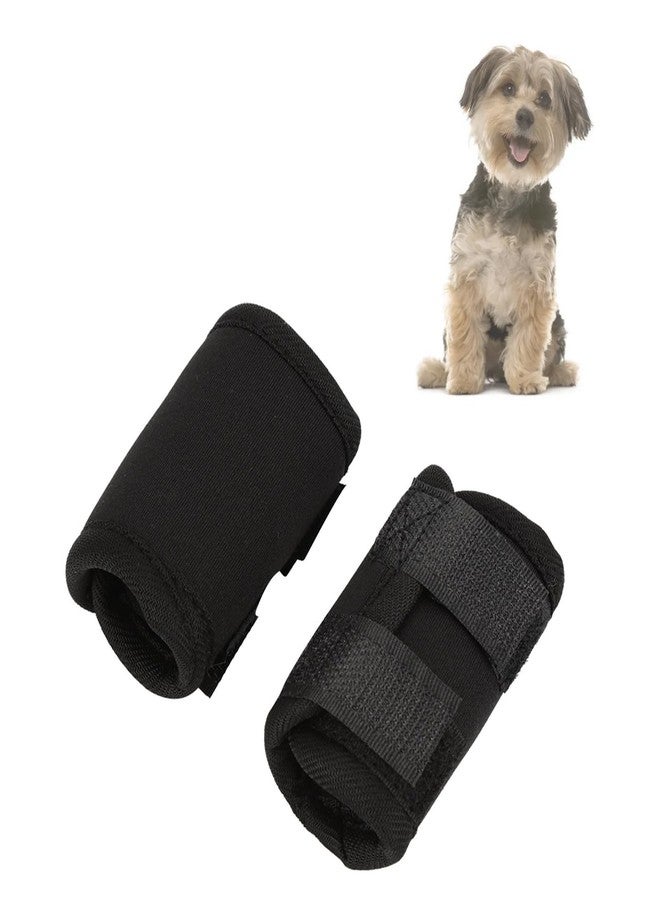 كويداموس واقي ساق الكلب من كويداموس، دعامة أمامية لساق الكلب، مصنوع من النيوبرين SBR، دعامة أمامية للكلاب للحد من الالتهاب المزمن، يمنع الإصابات، جبيرة للحيوانات الأليفة للكلاب (أسود، رمز S) - Image 1