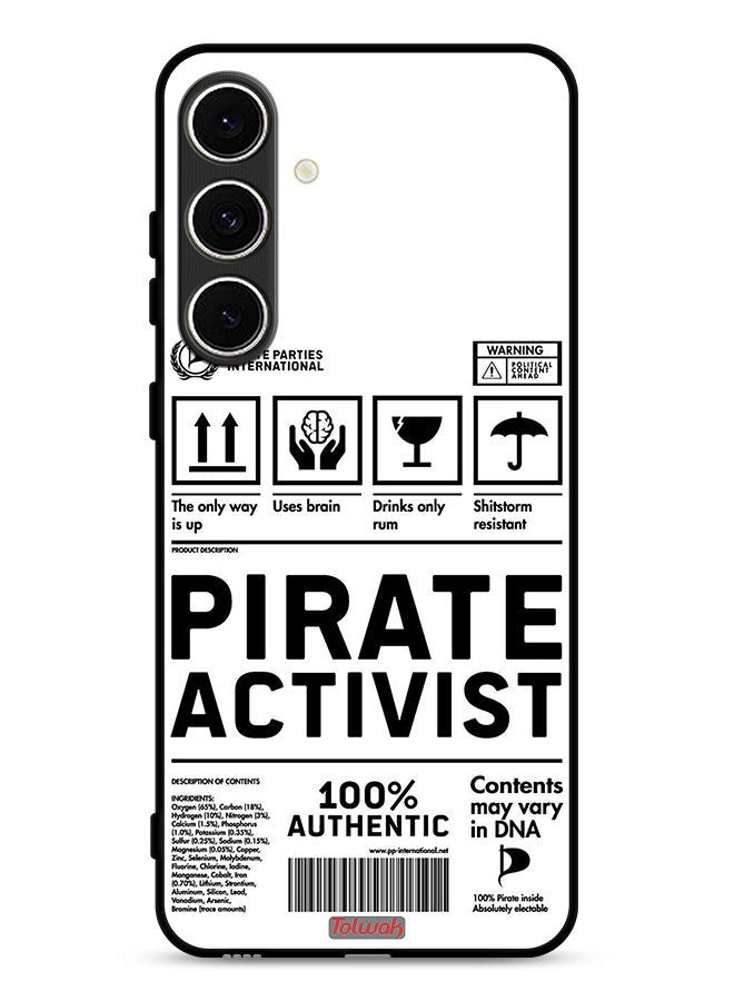 Tolwak Samsung Galaxy S24 FE 5G Protective Case Cover Private Activist Sticker - Image 1