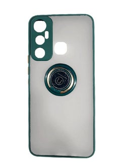 erorex Protective Case Cover For Infinix Hot 11 With Magnetic Ring Holder Green 