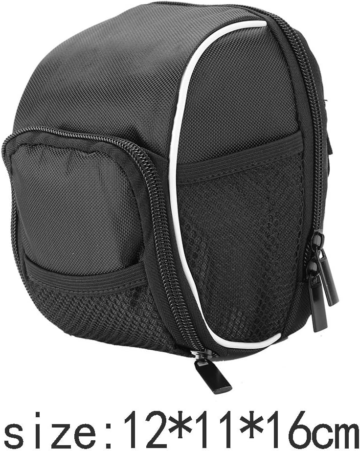comfrt Multi-function Bike Handlebar Bag Polyester Cycling Bicycle Mountain Front Top Frame Pouch Tube Handlebar Bag With Rain Cover Riding Shelves And Storage Supplies Kids Bike Bag - Image 3