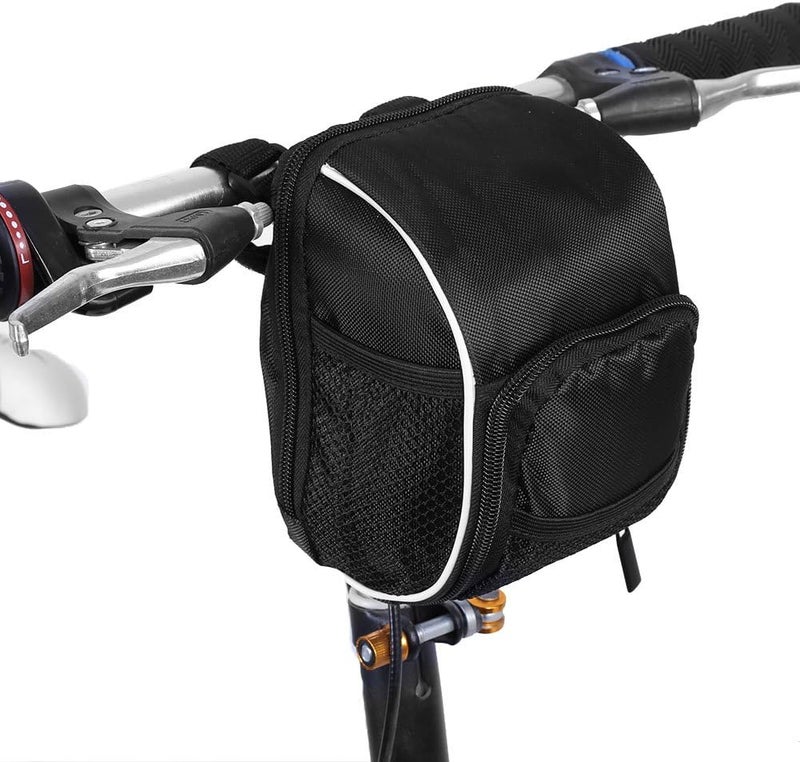 comfrt Multi-function Bike Handlebar Bag Polyester Cycling Bicycle Mountain Front Top Frame Pouch Tube Handlebar Bag With Rain Cover Riding Shelves And Storage Supplies Kids Bike Bag - Image 1