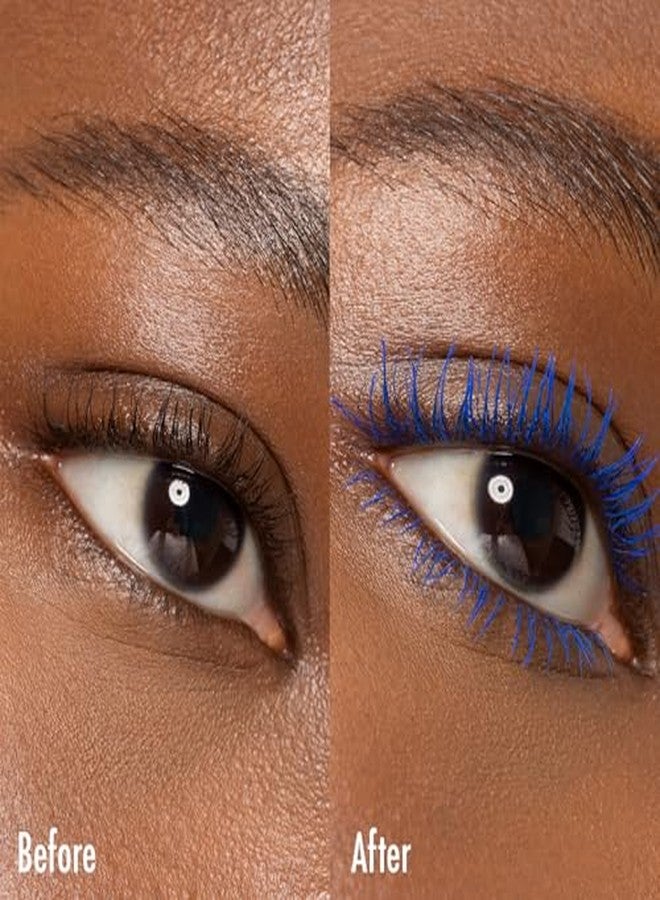 بلاك راديانس ماسكارا بلاك راديانس كروس كلرز مايك دروب، تركيبة غنية بالأصباغ ومقاومة للتلطخ، تمنح الرموش كثافة فائقة، فرشاة مرنة مدمجة، خالية من البارابين ولم تُختبر على الحيوانات - علامة صح 2 أزرق - Image 4