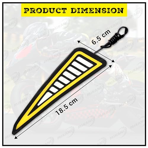 OBEROI'S TRADERS R15 V2 / V3 / V4 & M Waterproof Flexible Strip Rear DRL Light with Running LED Indicator For Yamaha R15 All Model Bikes (White-Amber) - Image 3