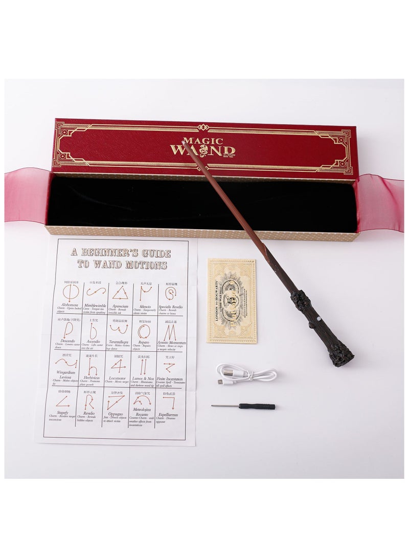 general Magic Wizard Witch Wand Rechargeable Illuminating Toy Multicolor Light Up Wands for Kids Birthday Gift Cosplay Costume Accessory - Image 2