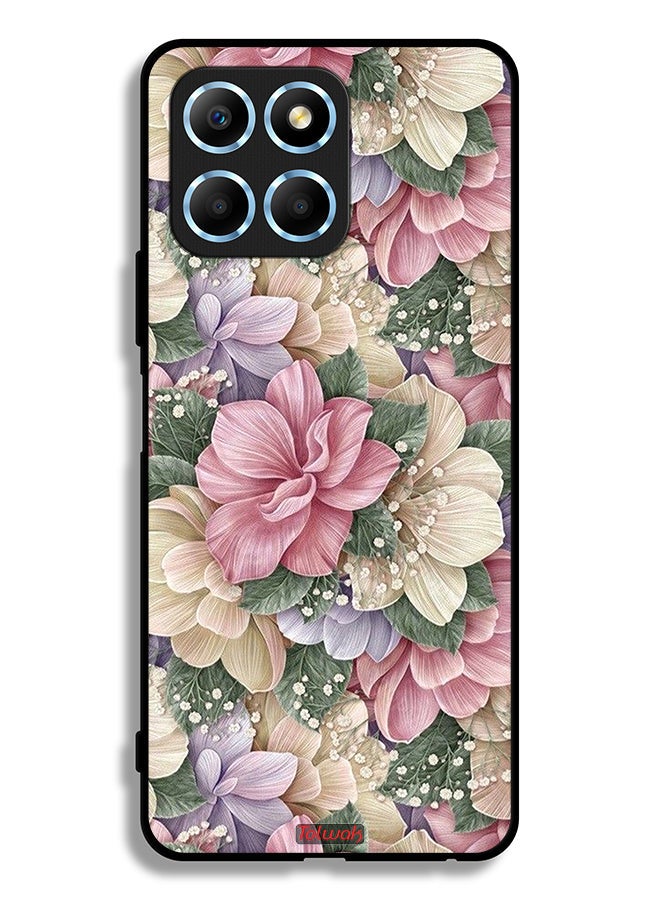 Tolwak Honor X8 5G Protective Case Cover Hd Floral - Image 2