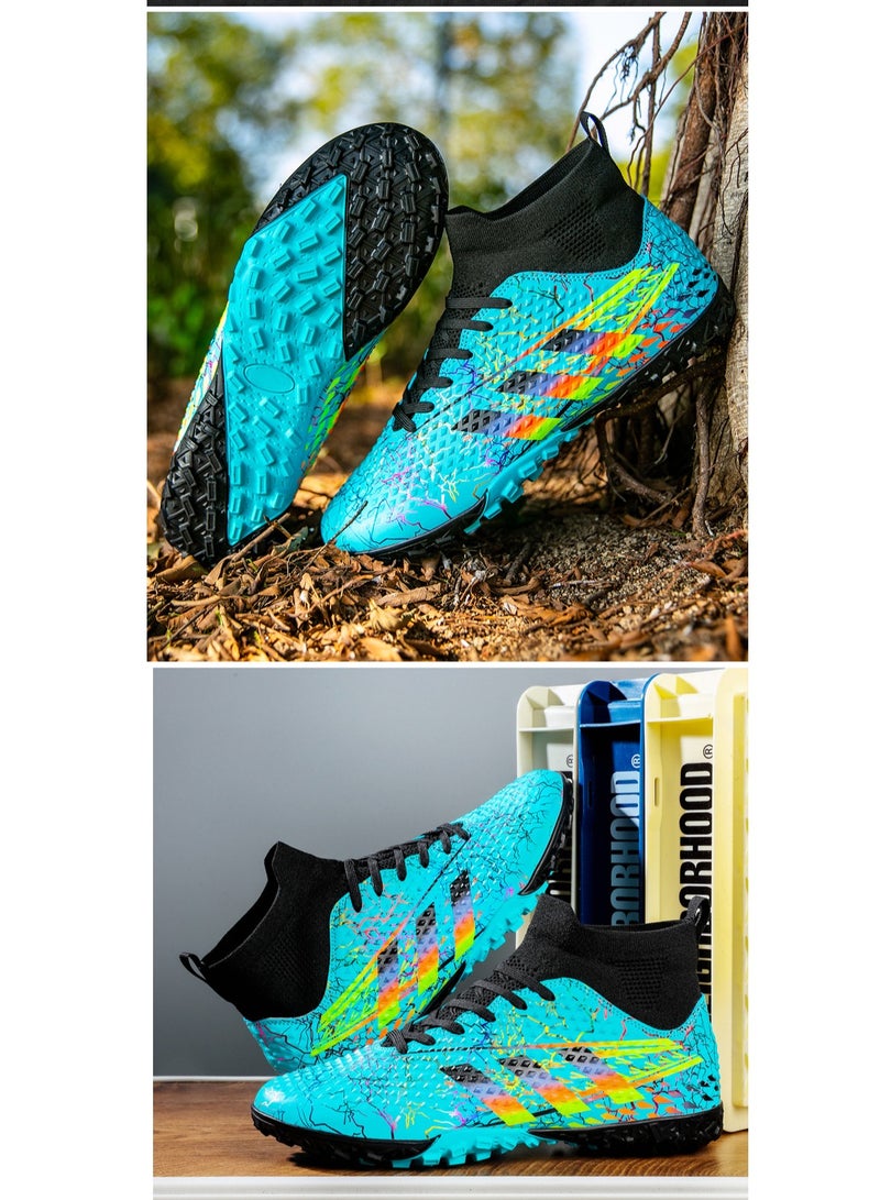 SKT Shiketro Men's soccer cleats for outdoor indoor professional youth boys soccer cleats unisex soccer cleats. - Image 2
