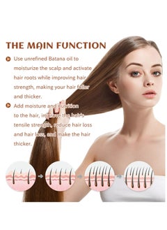 EELHOE Batana Oil, Batana Oil For Hair Growth , Organic Batana Oil For Healthy Hair, Hair Butter with 100% Pure Raw Batana Oil, Batana Oil Hair Treatment, Promotes Hair Strength & Resilience  - Image 3
