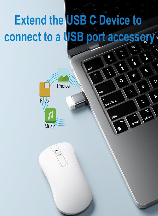 محول AiNEERich من USB إلى USB-C، محول USB-C إلى USB، محول USB-C إلى USB-A، محول USB إلى C، محول USB-C إلى USB، محول USB إلى USB-C-C لأجهزة iPhone وMacBook Pro وiPad وiMac وغيرها (10، رمادي) - Image 2