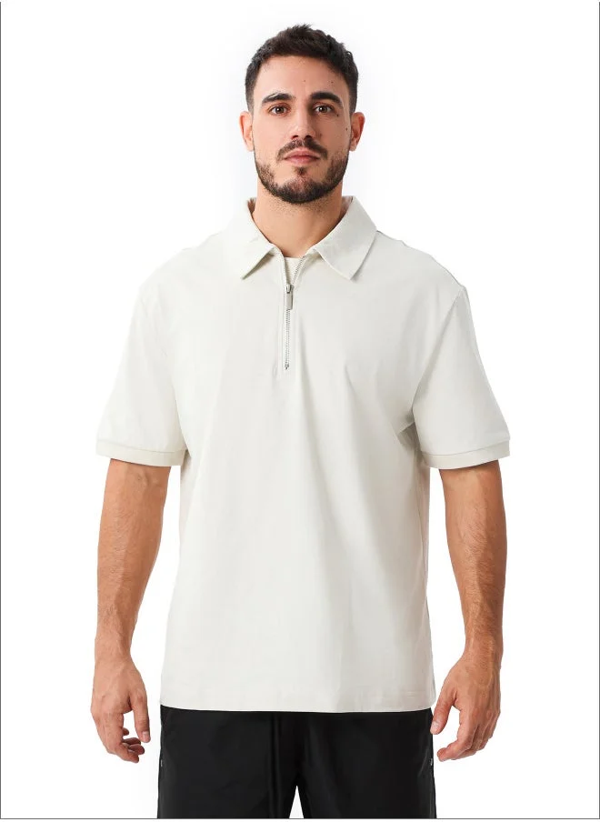 Tanjim Squad TANJIM SQUAD - ZIP POLO BEIGE