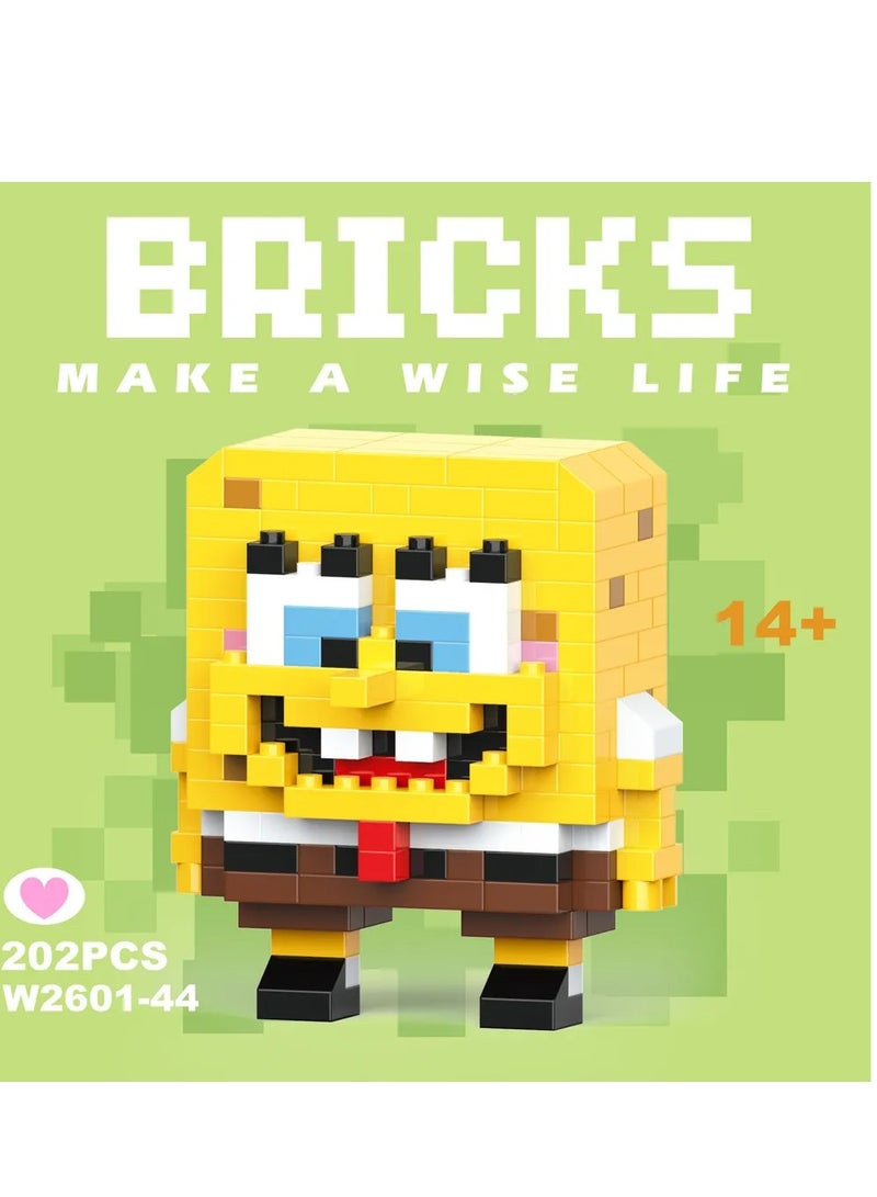 Micro-particle building blocks, children's toys, puzzles, assembling cartoon series, nano blocks - Image 1