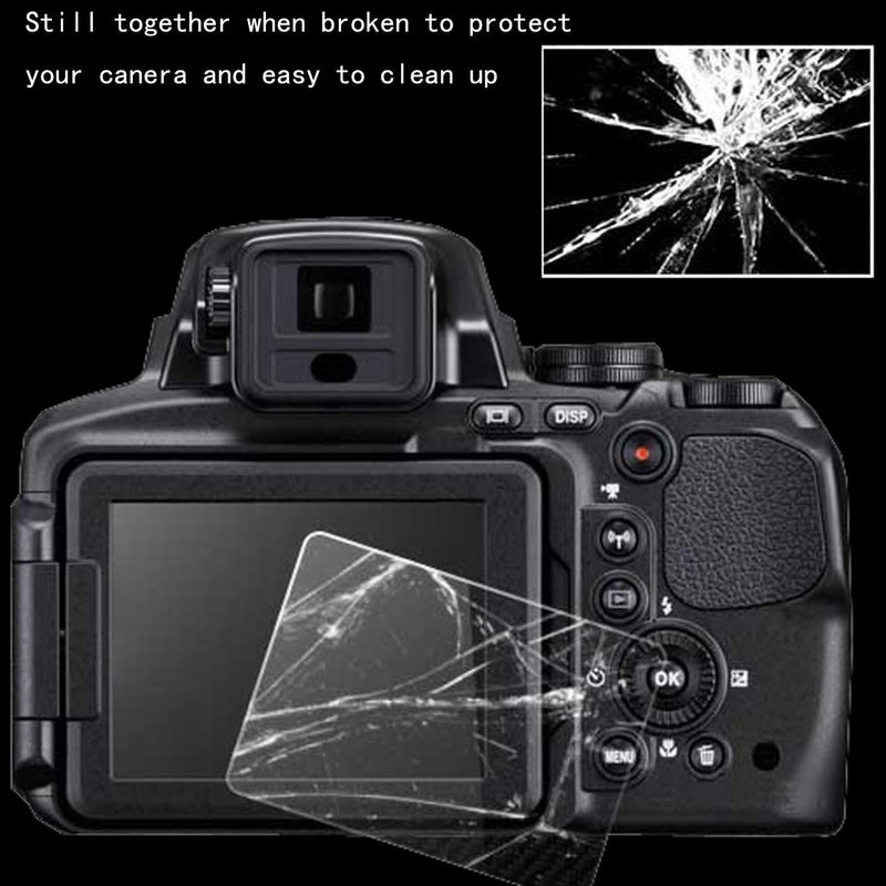 debous حماية شاشة زجاجية متوافقة مع كانون باور شوت sx740 hs sx730 hs، زجاج مقسى شفاف غلاف فيلم واقي صلب (3 عبوات) - Image 4