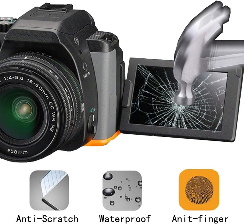 debous حماية شاشة زجاجية متوافقة مع كانون باور شوت sx740 hs sx730 hs، زجاج مقسى شفاف غلاف فيلم واقي صلب (3 عبوات) - Image 3