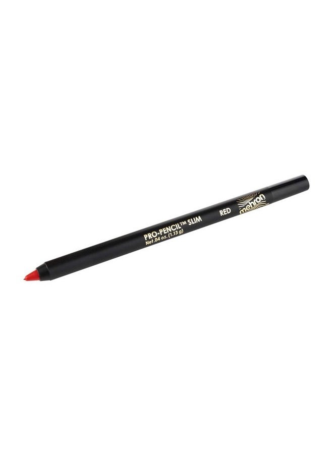 mehron - Makeup ProPencil Slim | Makeup Pencil for Eye Liner| Eyeliner Pencil| .04 oz (1.13 g) (Really Bright Red) - Image 1