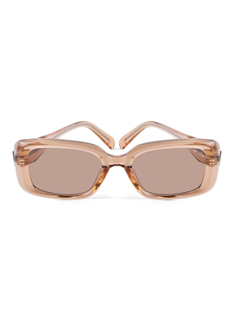 Woggles Red Pappy Eldrion Beige Oversized Sunglasses  - Image 2