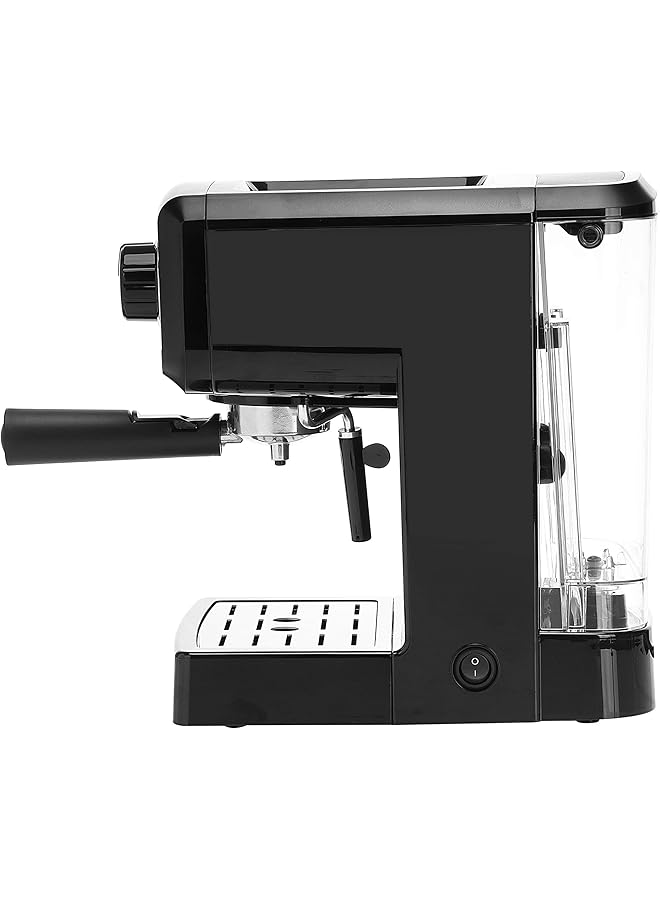 GEEPAS Gcm41507 1.25L Cappuccino Maker 1140W 15 Bar Power Brewing Pump Dual Stainless Steel Filters 2 Years Black - Image 3