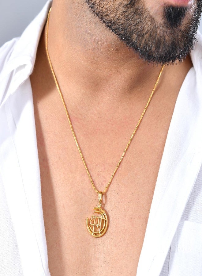 فويلا قلادة VOYLLA Signature Dharam Chakra الرجالية، عصرية وأنيقة، هدية مثالية للرجال، هدية راخي للأخ - Image 3