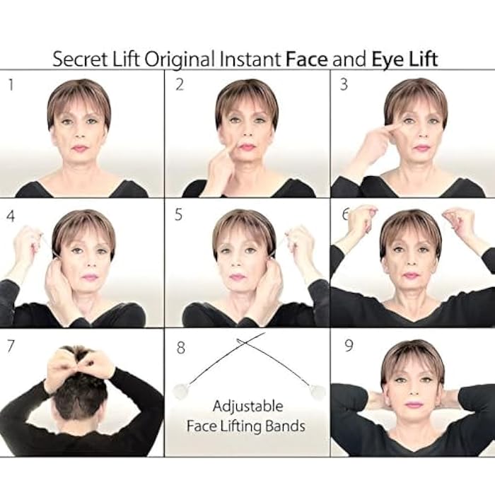 Firming Sagging Areas & Reduce Wrinkles in Face, Neck and Eye Area. Comes with 40 Patches and 3 Wire Strips for Easy and Sustainable Application. - Image 3