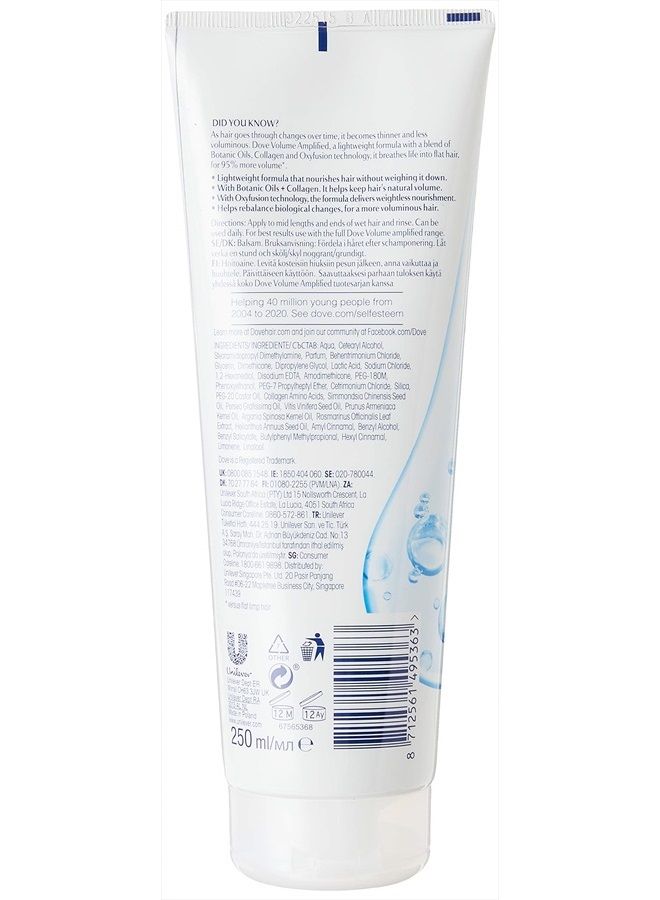 Dove Advanced Hair Series Oxygen Moisture Conditioner 250 ml - Image 2