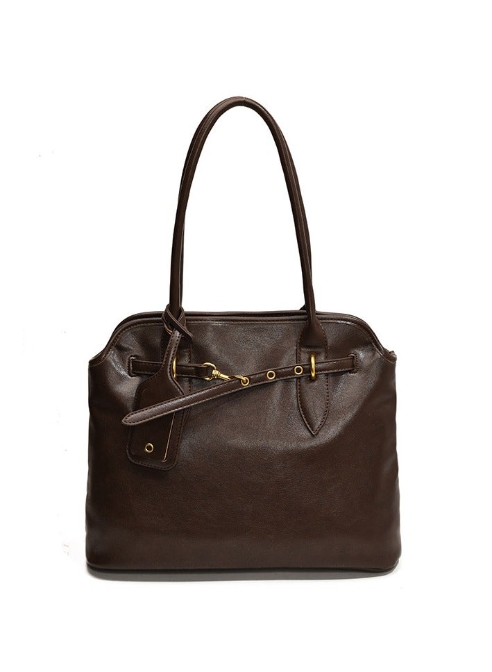 Miu Miu MiuMiu, a stylish large capacity handbag for ladies, a shoulder bag for ladies, for size 40cm.