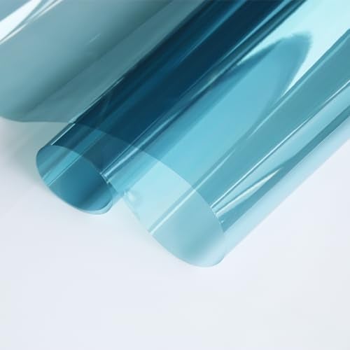 SUMAGITIN 80% VLT 2Mil Light Blue Nano Ceramic Solar Tint Film 99% UV Car Front Windshield Sunshade Tint Privacy Glass for Auto Car Home Office Window Vinyl,23.6inches x 10feet - Image 1