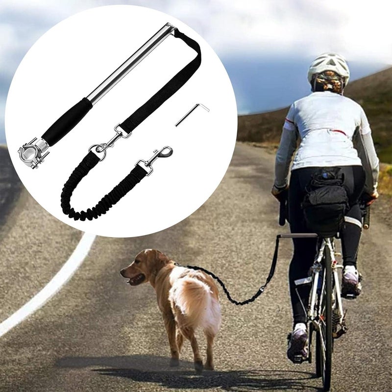 BNF ® Retractable Bicycle Dog Leash Hand Free Dog Bike Leash for Outdoor Exercise - Image 3