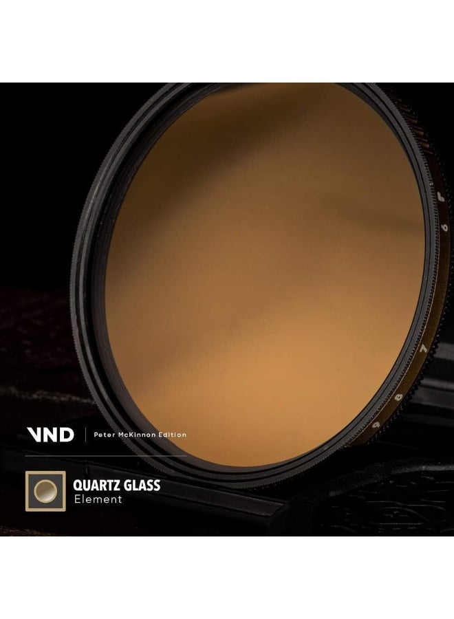 PolarPro Peter McKinnon Signature Edition II Variable ND Filter 82mm 2-5 Stop – Quartz Glass, 16-Layer Multicoating, Haptic Feedback Ring, Water & Scratch Resistant, For Video & Photography - Image 3