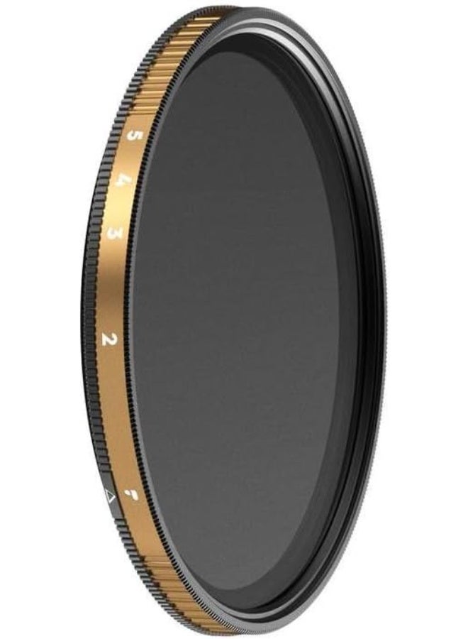 PolarPro Peter McKinnon Signature Edition II Variable ND Filter 82mm 2-5 Stop – Quartz Glass, 16-Layer Multicoating, Haptic Feedback Ring, Water & Scratch Resistant, For Video & Photography - Image 1