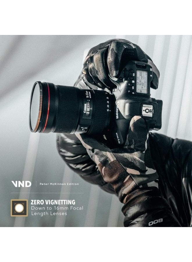 PolarPro Peter McKinnon Signature Edition II Variable ND Filter 82mm 2-5 Stop – Quartz Glass, 16-Layer Multicoating, Haptic Feedback Ring, Water & Scratch Resistant, For Video & Photography - Image 2