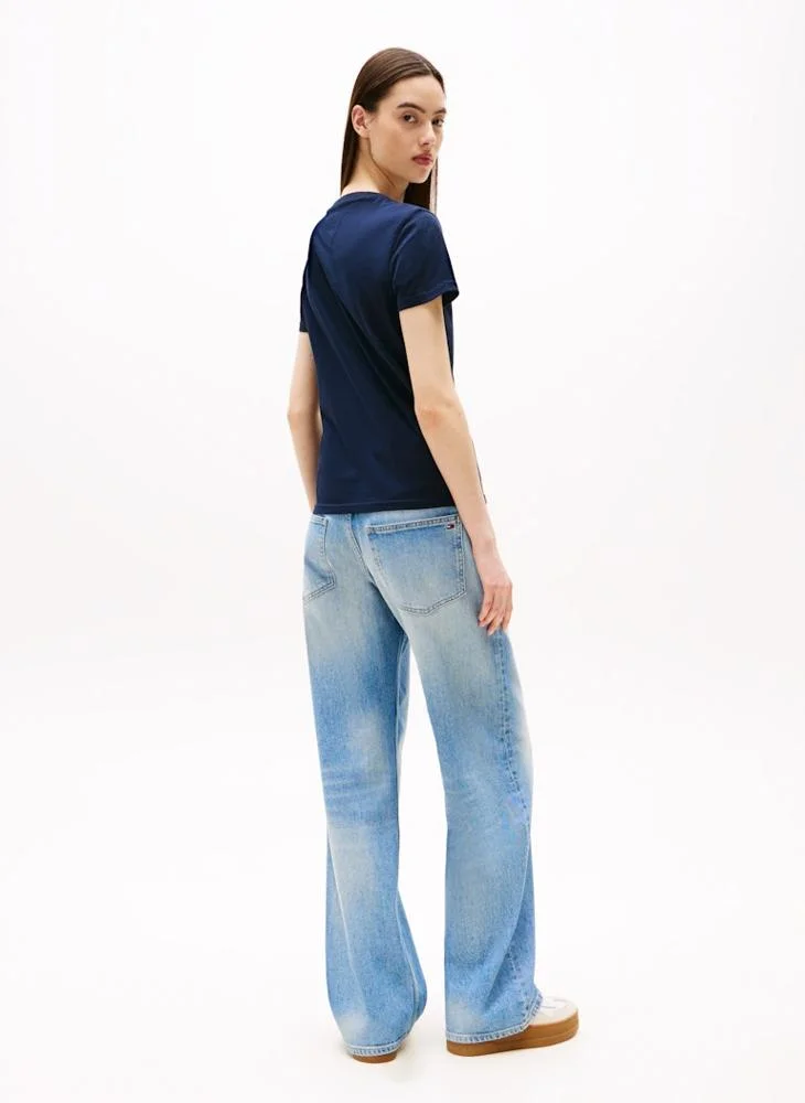 تومي جينز Graphic Crew Neck T-Shirt