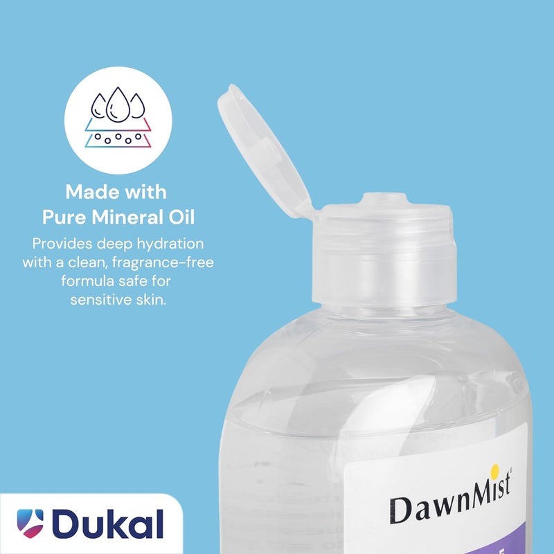 DawnMist Dukal Dawn Mist Baby Oil with Dispensing Cap 16 oz Bottle Pack of 1  Hypoallergenic Moisturizing Baby Skin Care Gentle and NonIrritating Formula - Image 4