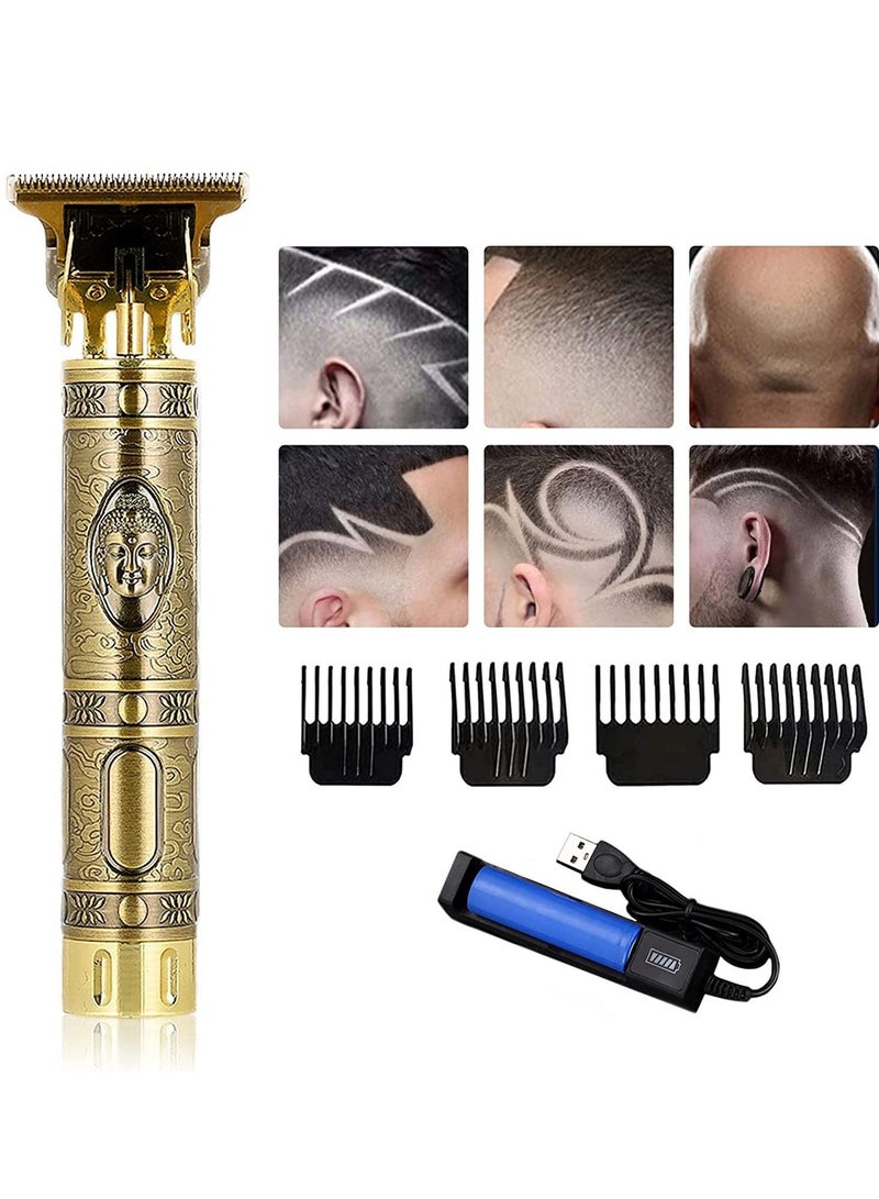 Trimmer for Men Professional Hair Trimmer Clipper, Zero Gapped T-Blade Close Cutting Hair Clippers for Men Rechargeable Cordless Trimmers for Haircut Beard - Image 1