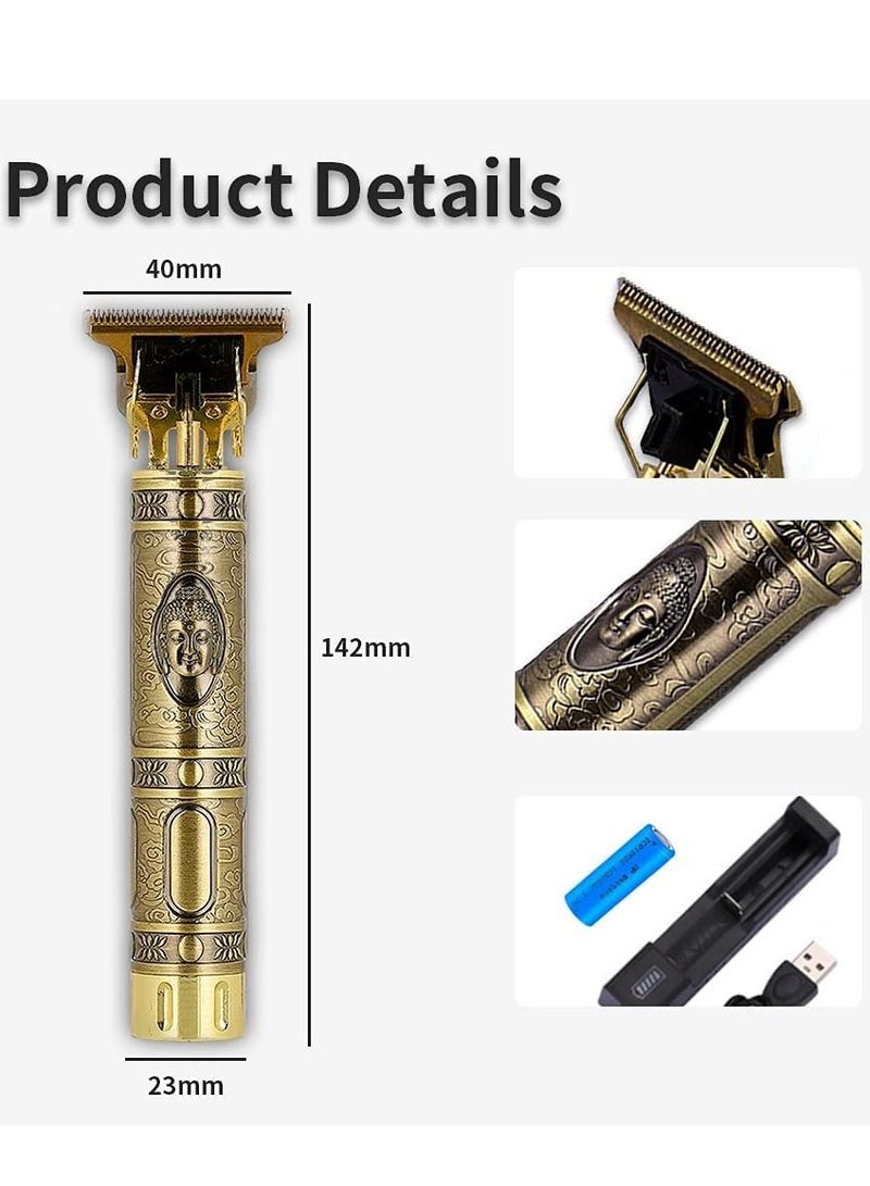 Trimmer for Men Professional Hair Trimmer Clipper, Zero Gapped T-Blade Close Cutting Hair Clippers for Men Rechargeable Cordless Trimmers for Haircut Beard - Image 2