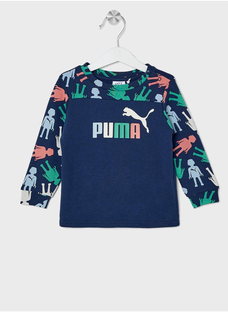 PUMA Infant Playmobil Minicat Tracksuit  - Image 2