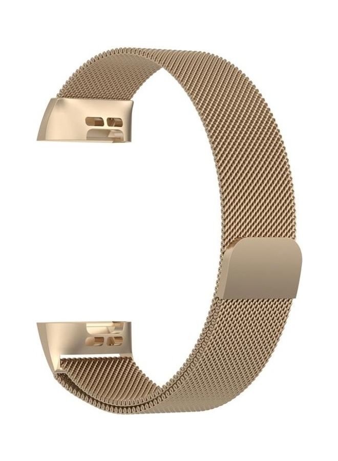 BGM Replacement Strap For Fitbit Charge 4 Champagne Gold - Image 3